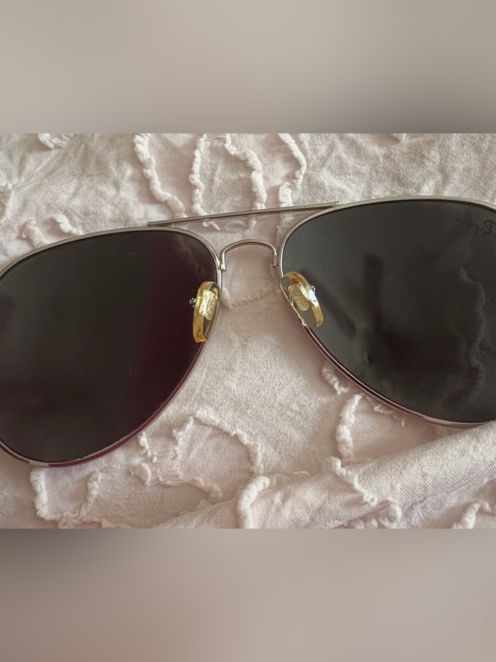 Ray-Ban Aviator Silver Mirrored Sunglasses - Picture 2 of 4
